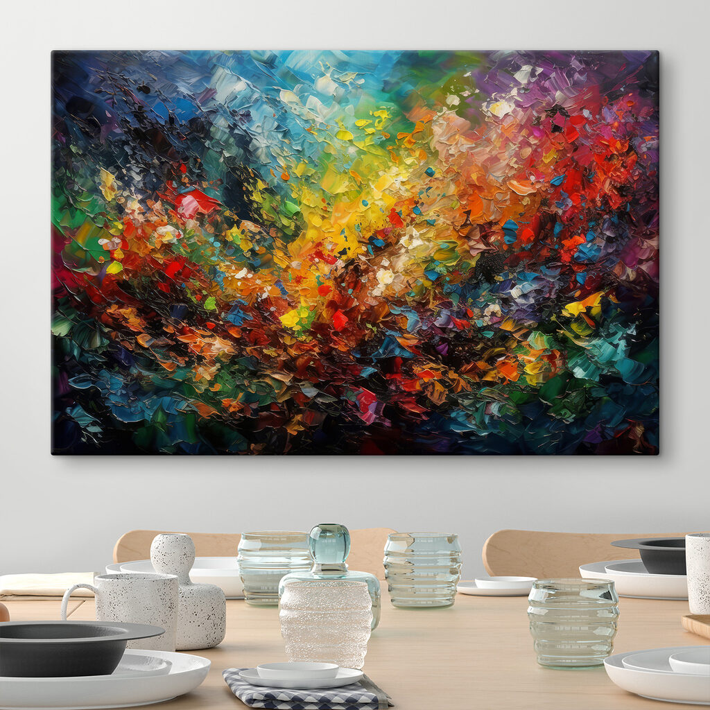 Kleur uit losse verfstreken — interieur 5