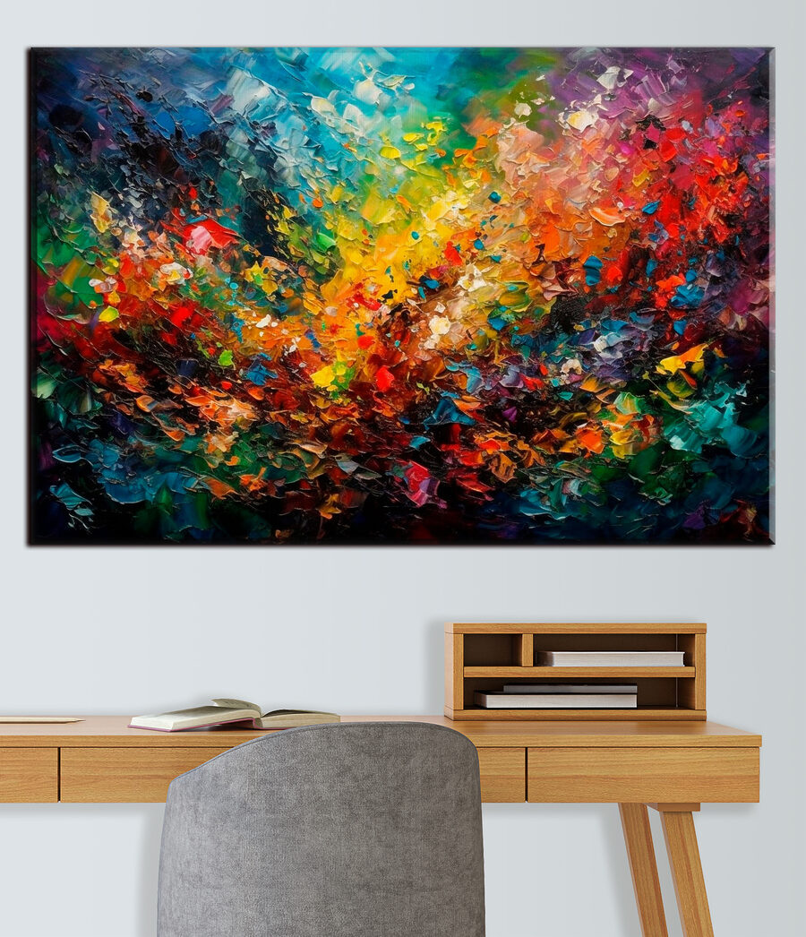 Kleur uit losse verfstreken — interieur 3