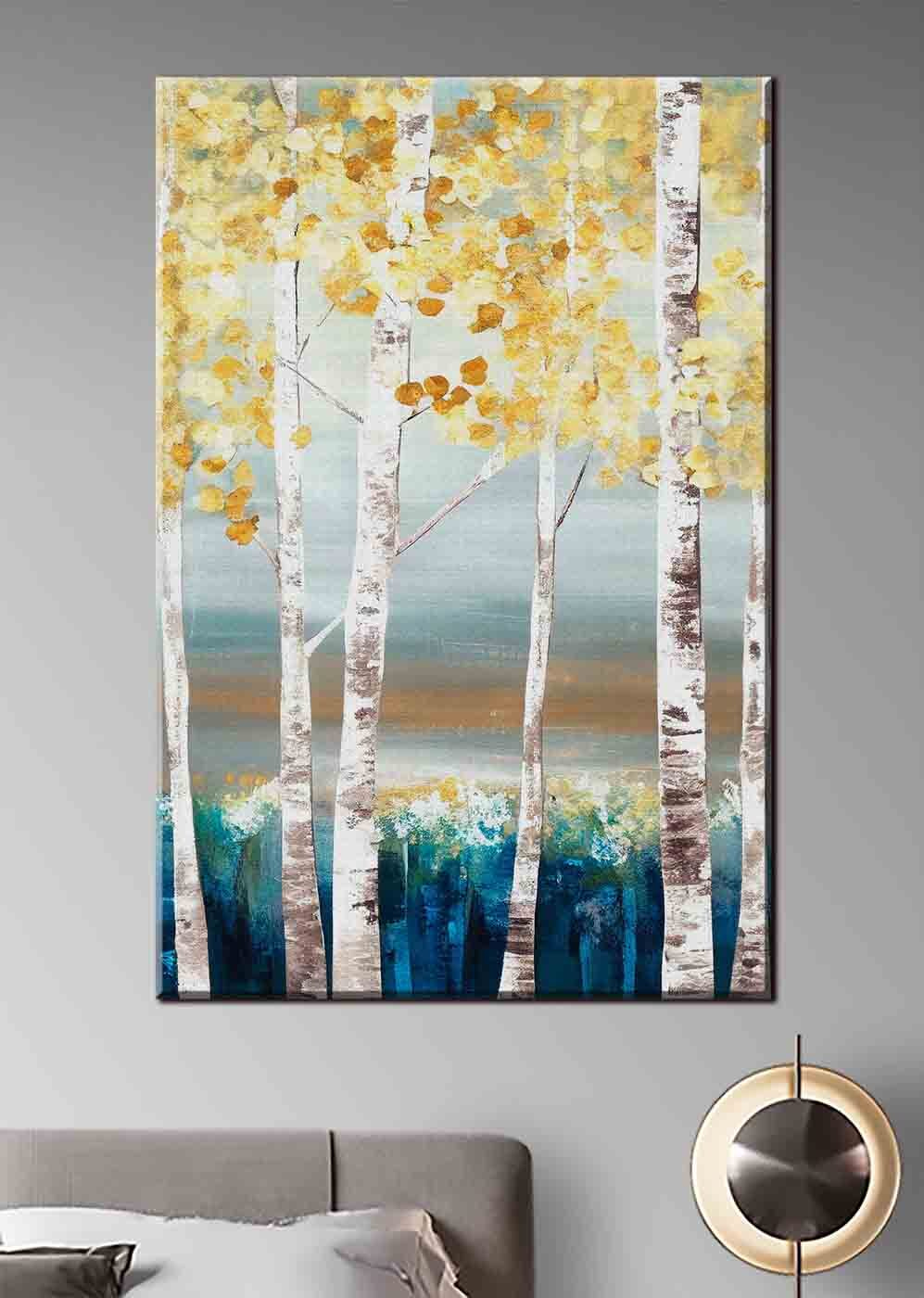 Berken met gele bladeren — interieur 2