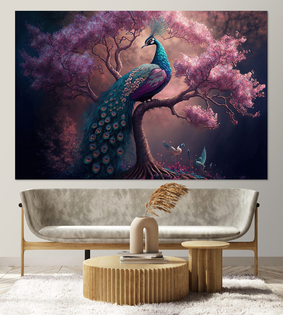 Een pauw op een boom — interieur 2