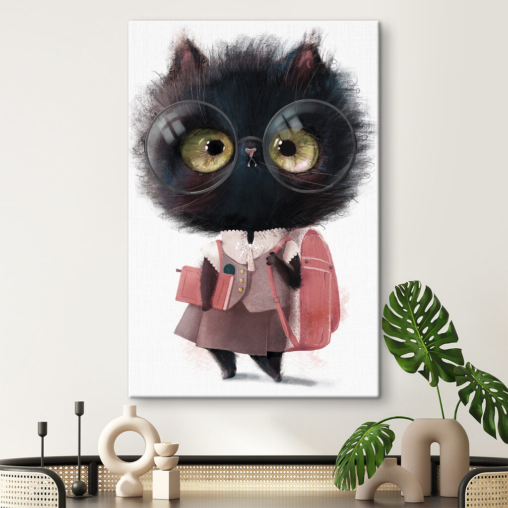 Kat klaar voor school — interieur 2