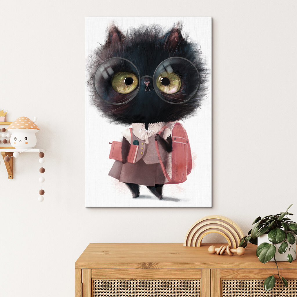 Kat klaar voor school — interieur 3