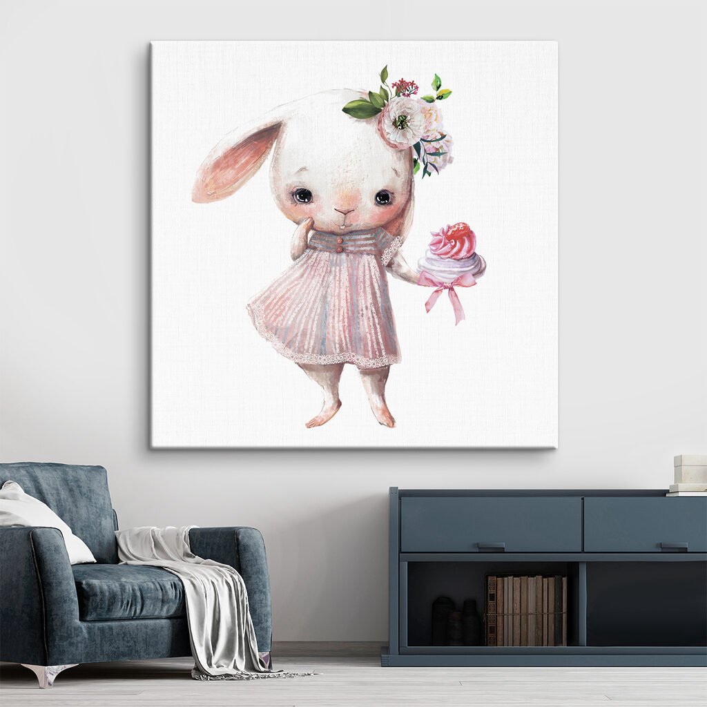 Konijntje met een cupcake — interieur 2