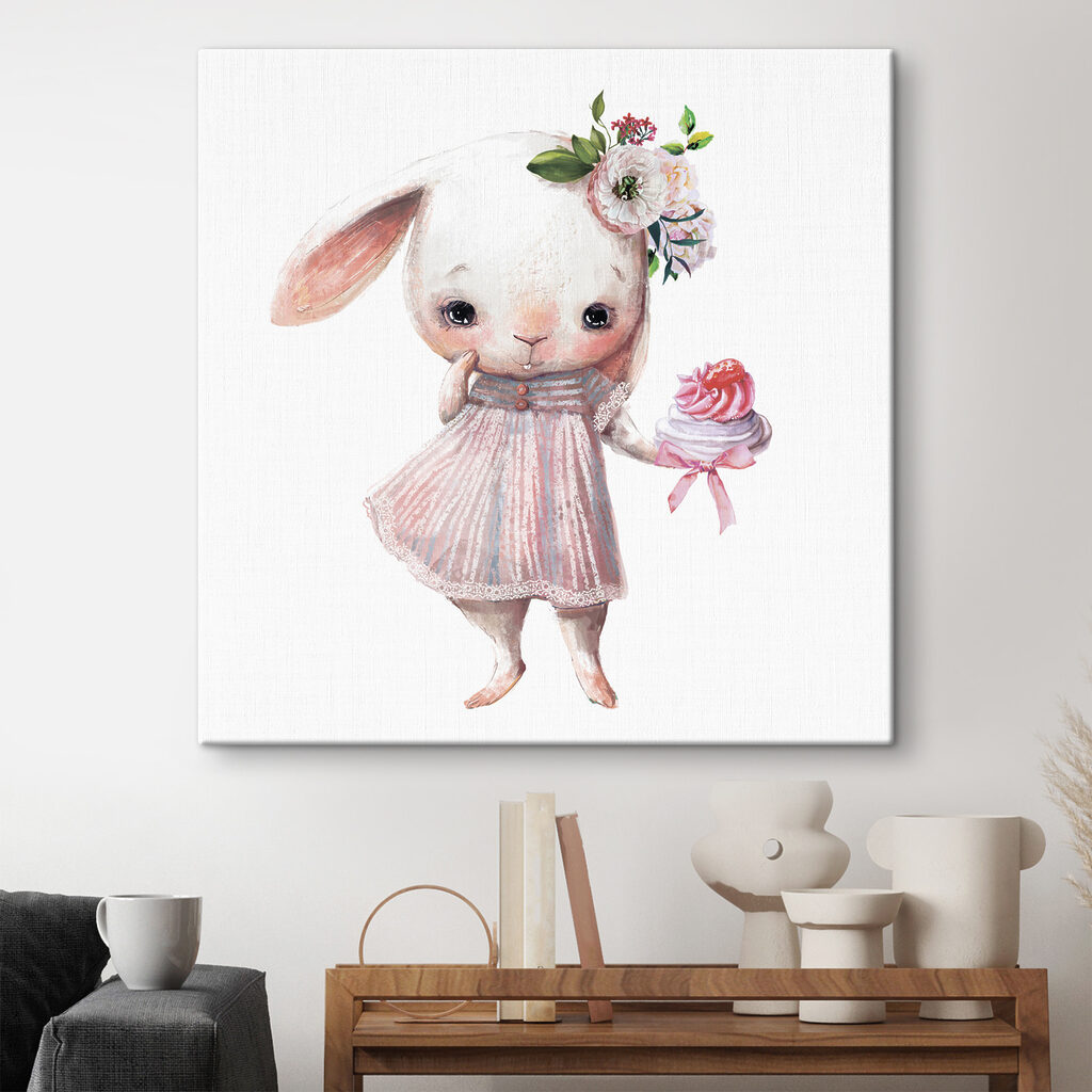 Konijntje met een cupcake — interieur 3