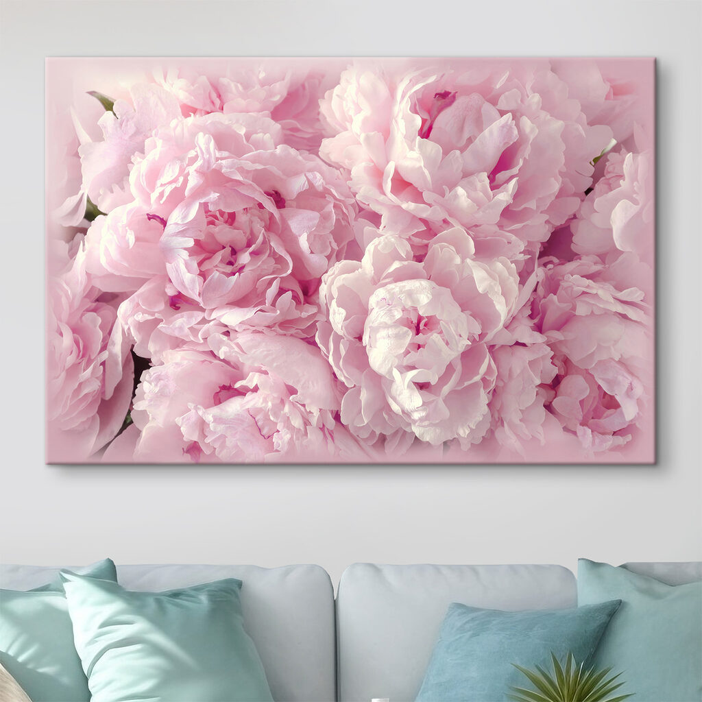 Roze pioenen van dichtbij — interieur 5