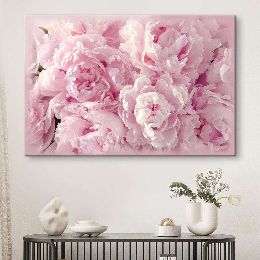 Roze pioenen van dichtbij — interieur 6