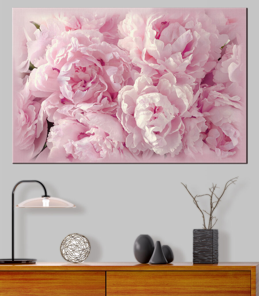 Roze pioenen van dichtbij — interieur 3