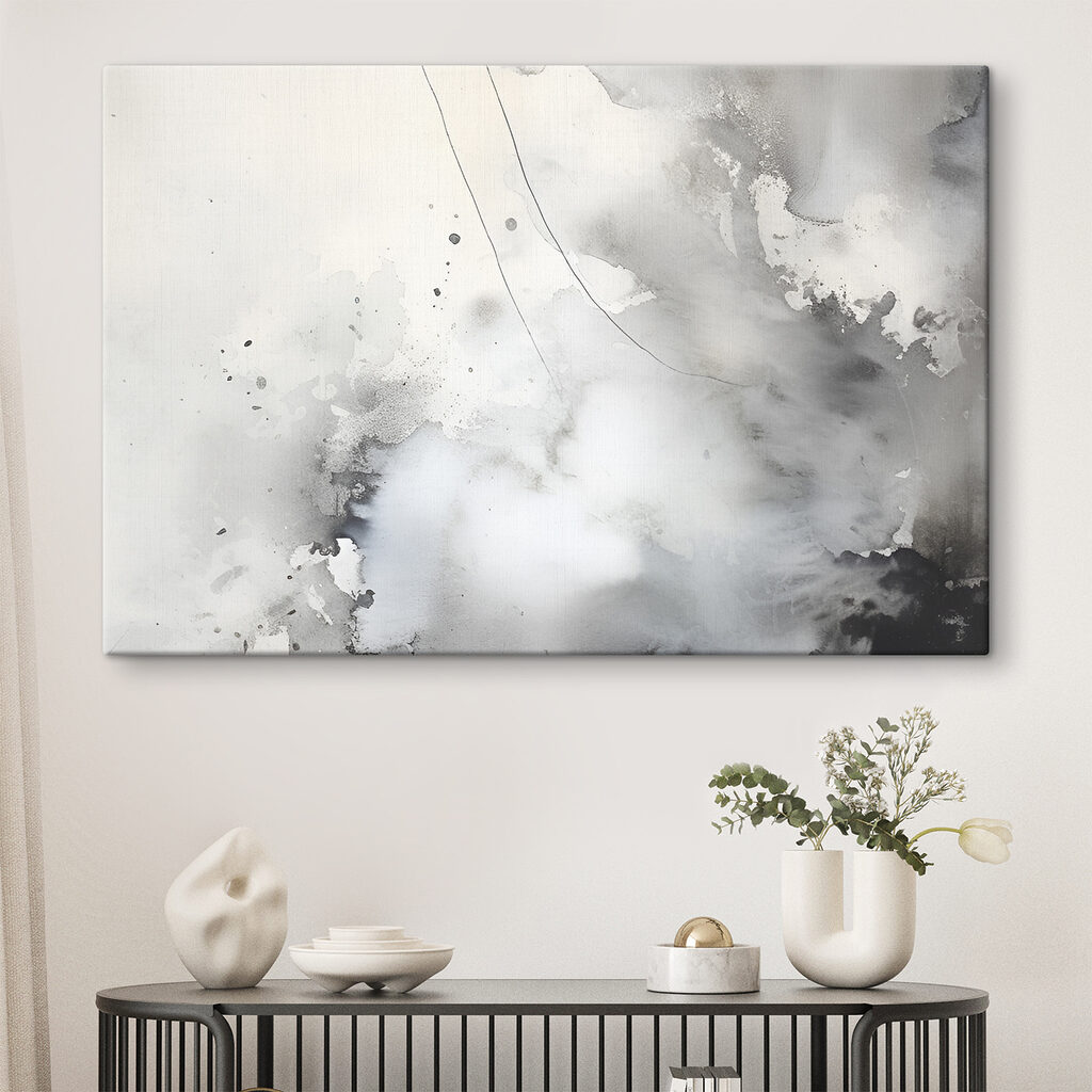 Witte en grijze achtergrond in een interieur