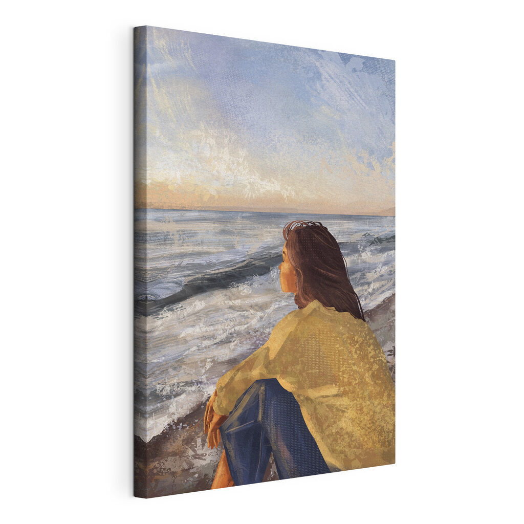 Even zitten aan zee — productweergave