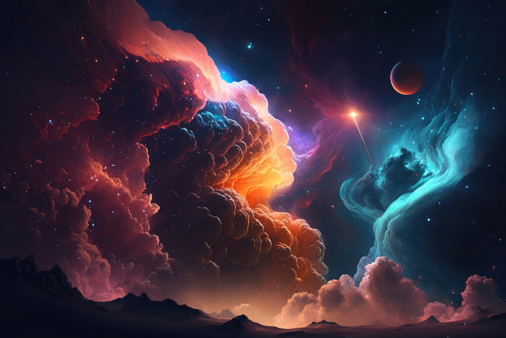 Waar sterrenwolken samenkomen — volledig ontwerp