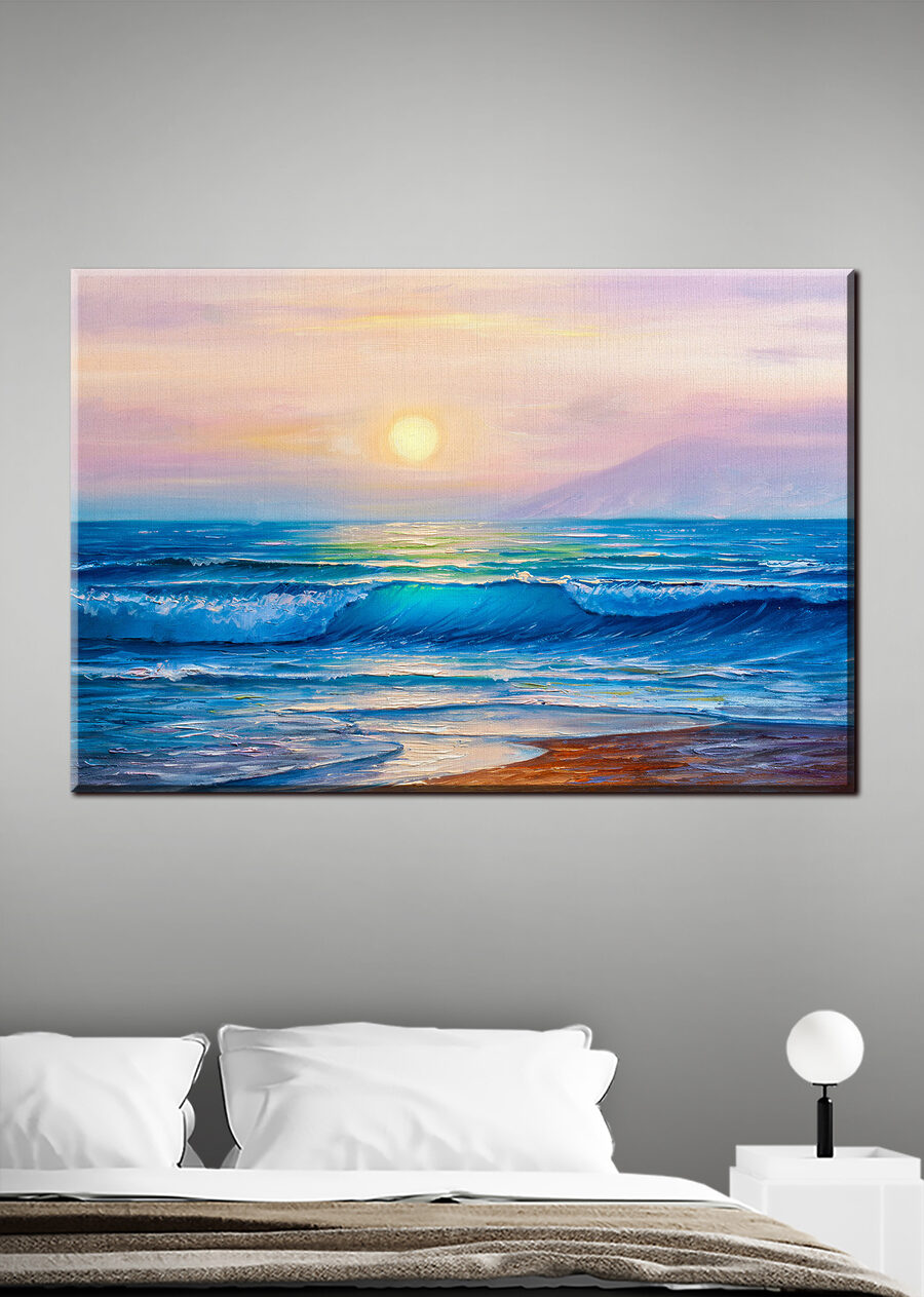 Zon tussen zachte golven — interieur 1