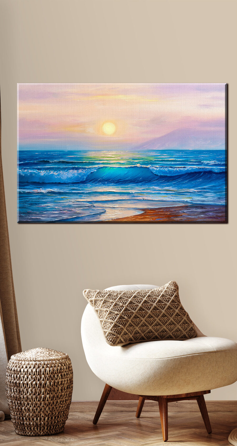 Zon tussen zachte golven — interieur 2