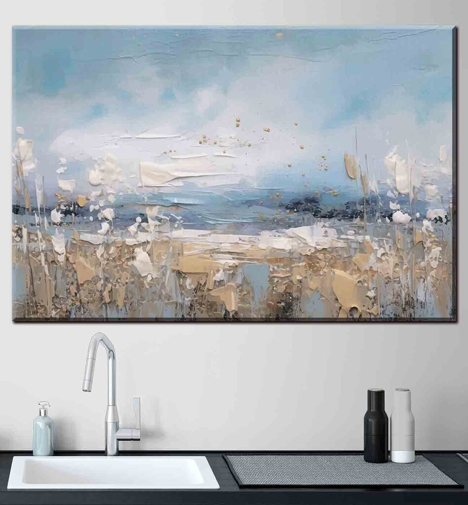 Een zee van penseelsporen — interieur 1