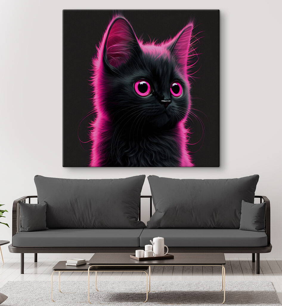 Katje in roze neon — interieur 4