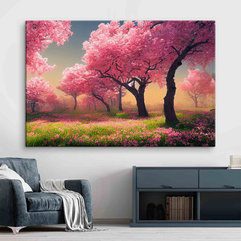 Onder roze bomen — interieur 2