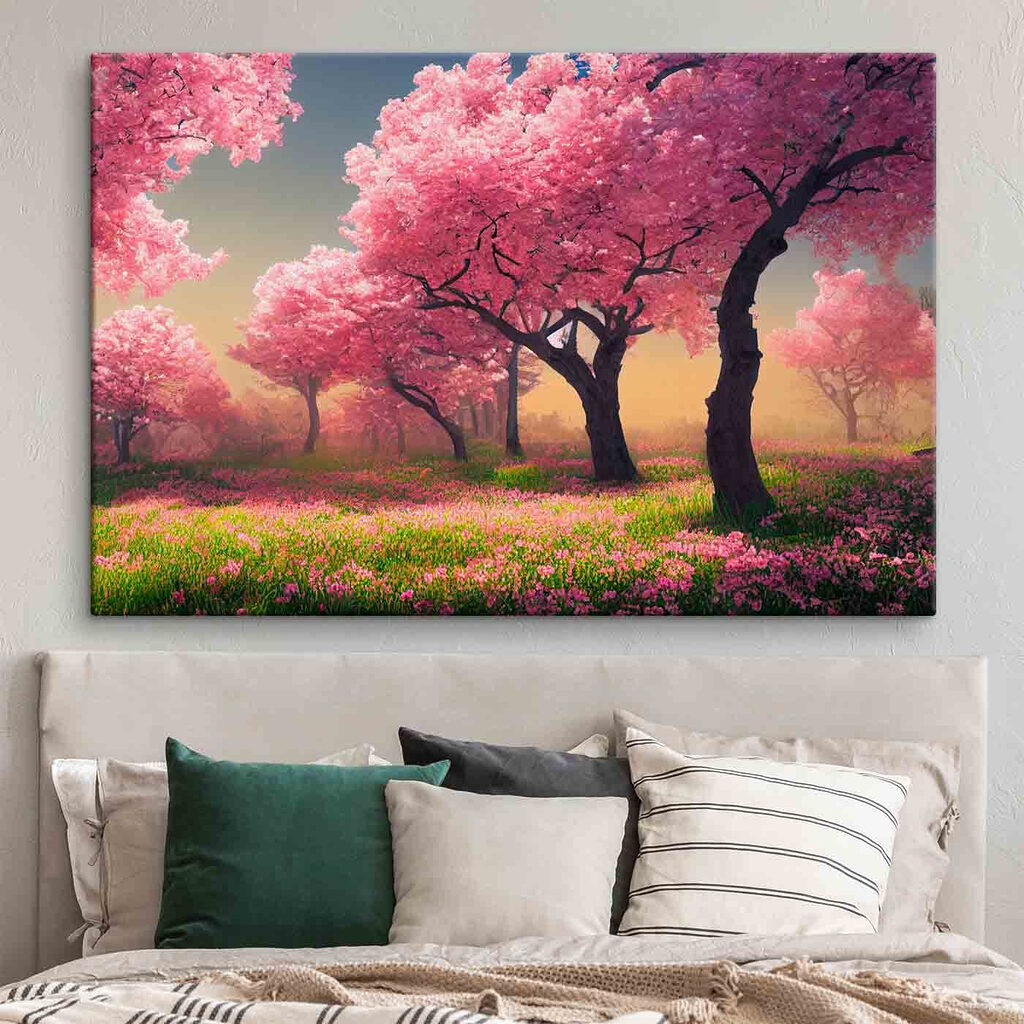 Onder roze bomen — interieur 1
