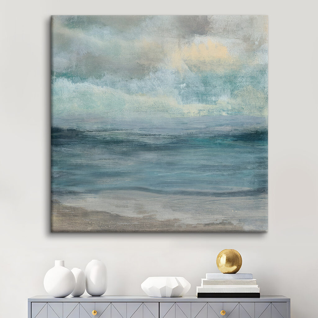 Horizon in blauwe mist — interieur 3