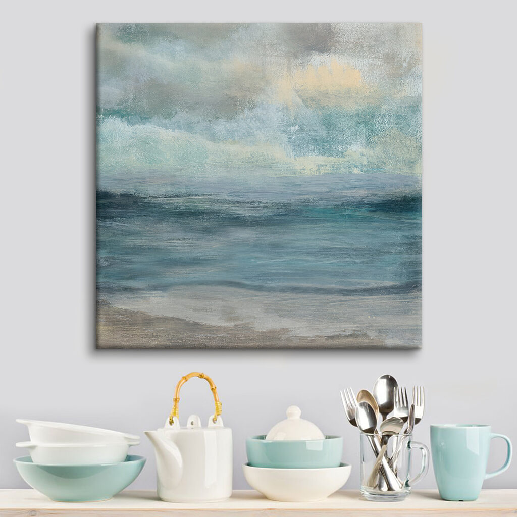 Horizon in blauwe mist — interieur 1