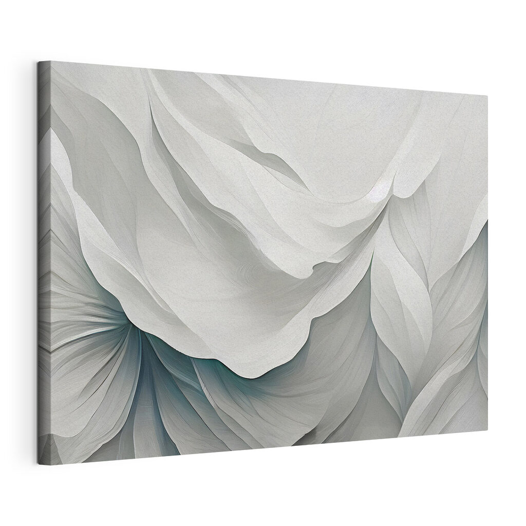 Een golf van blad, gespannen canvas met doorlopende rand