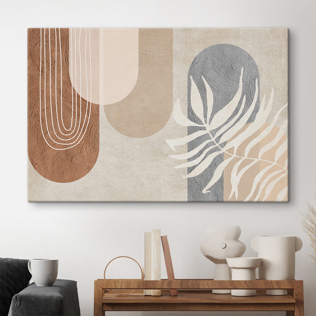 Blad naast fijne bogen — interieur 3