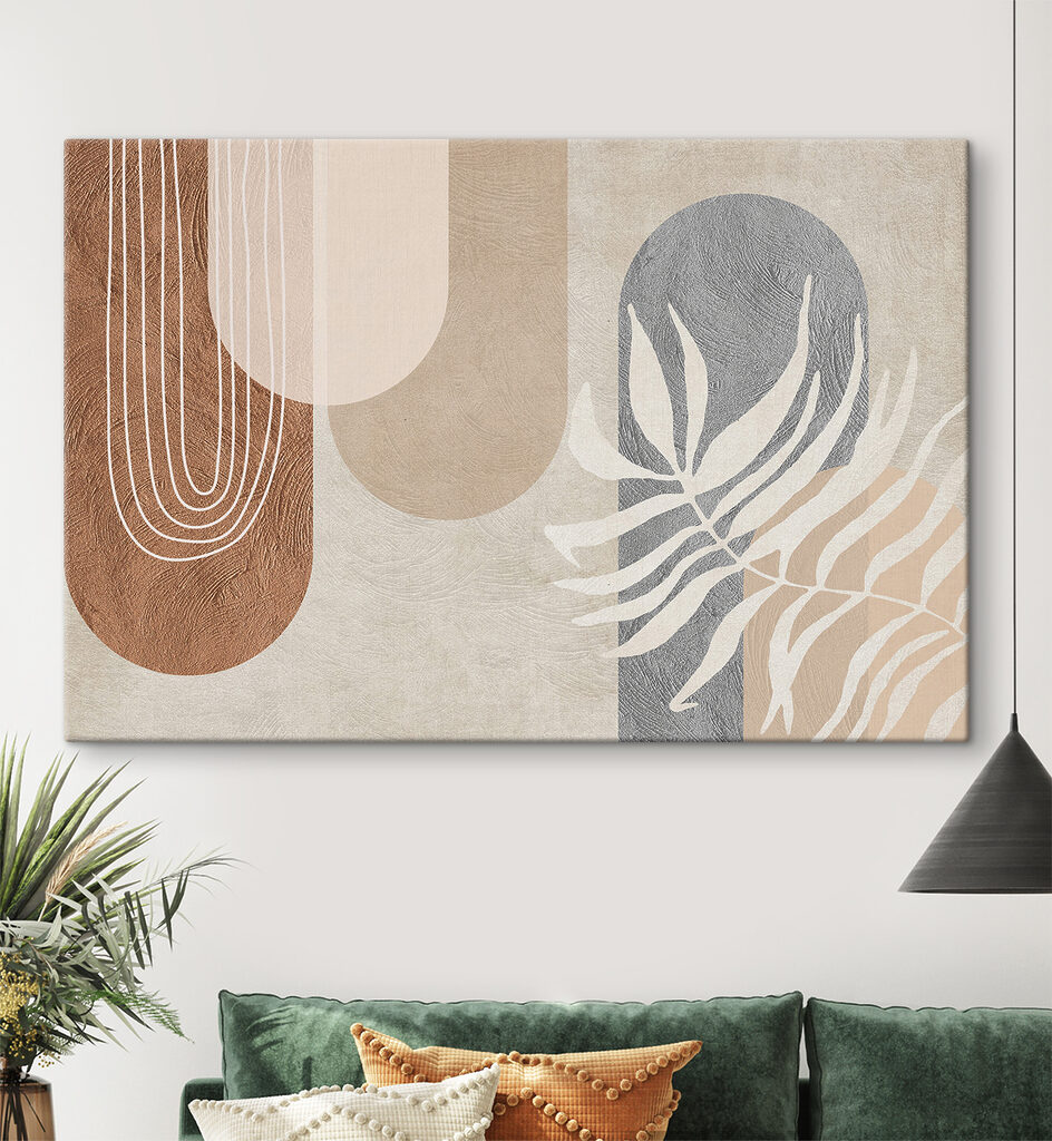 Blad naast fijne bogen — interieur 5