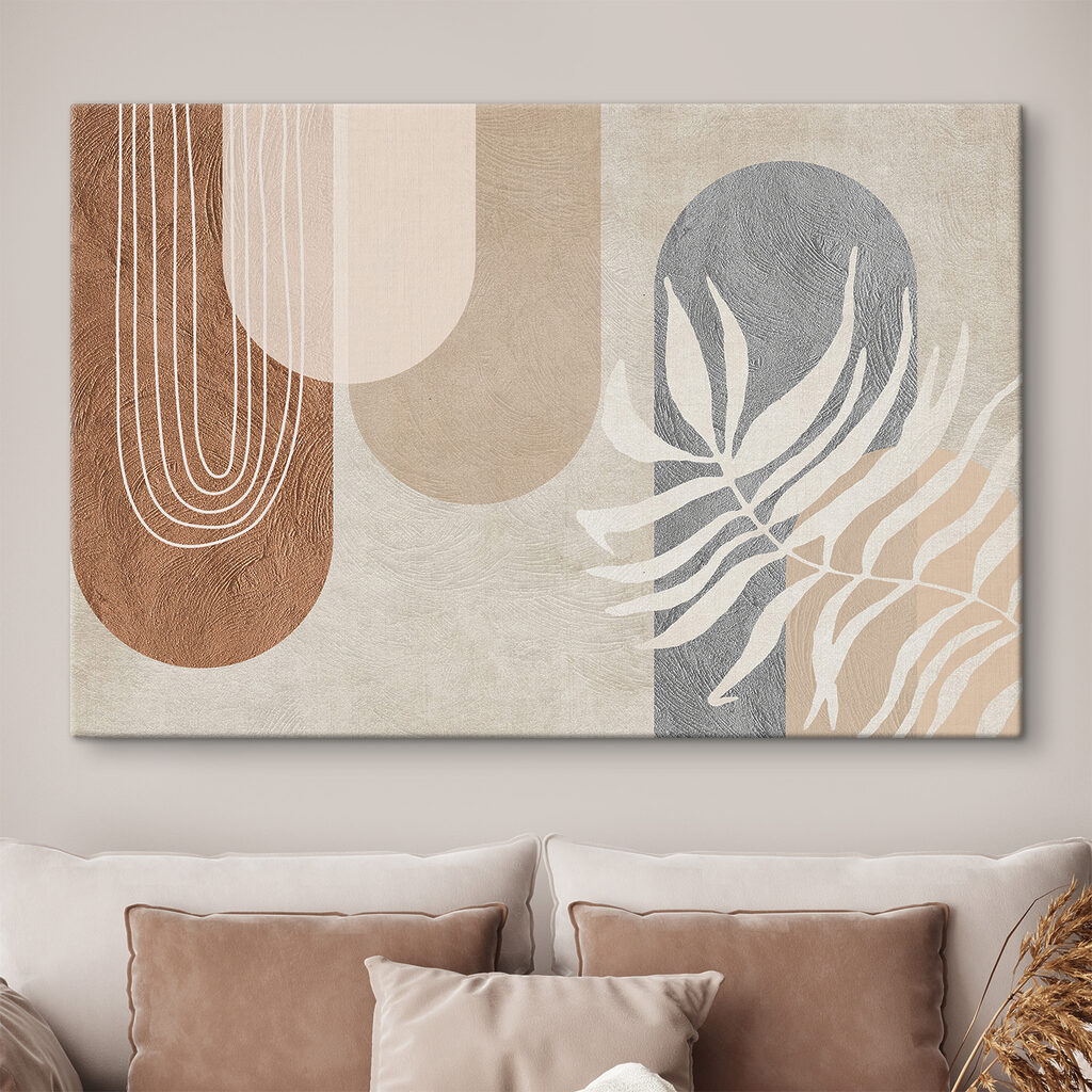 Blad naast fijne bogen — interieur 6