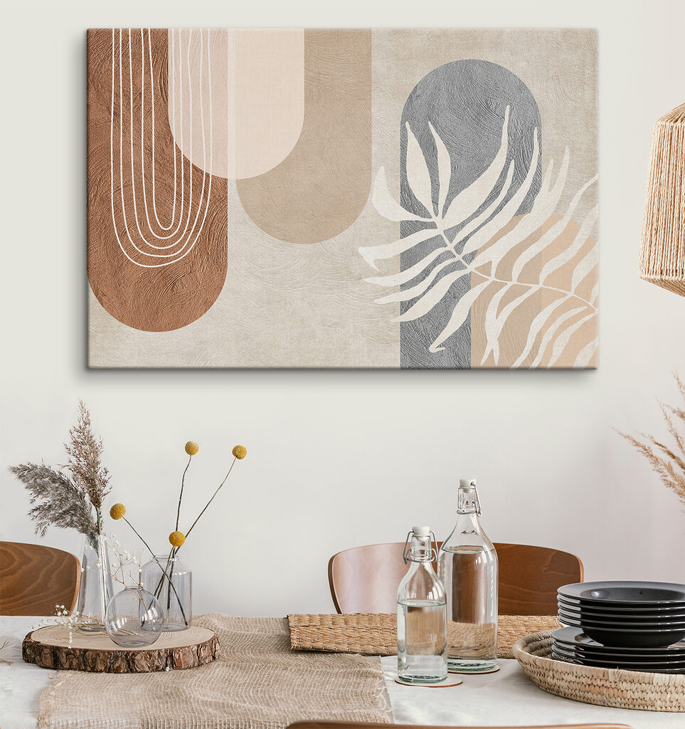 Blad naast fijne bogen — interieur 8