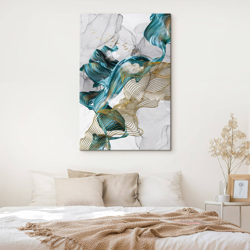 Turquoise tussen gouden contouren — interieur 6