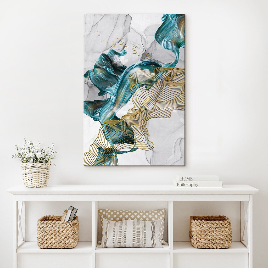 Turquoise tussen gouden contouren — interieur 5