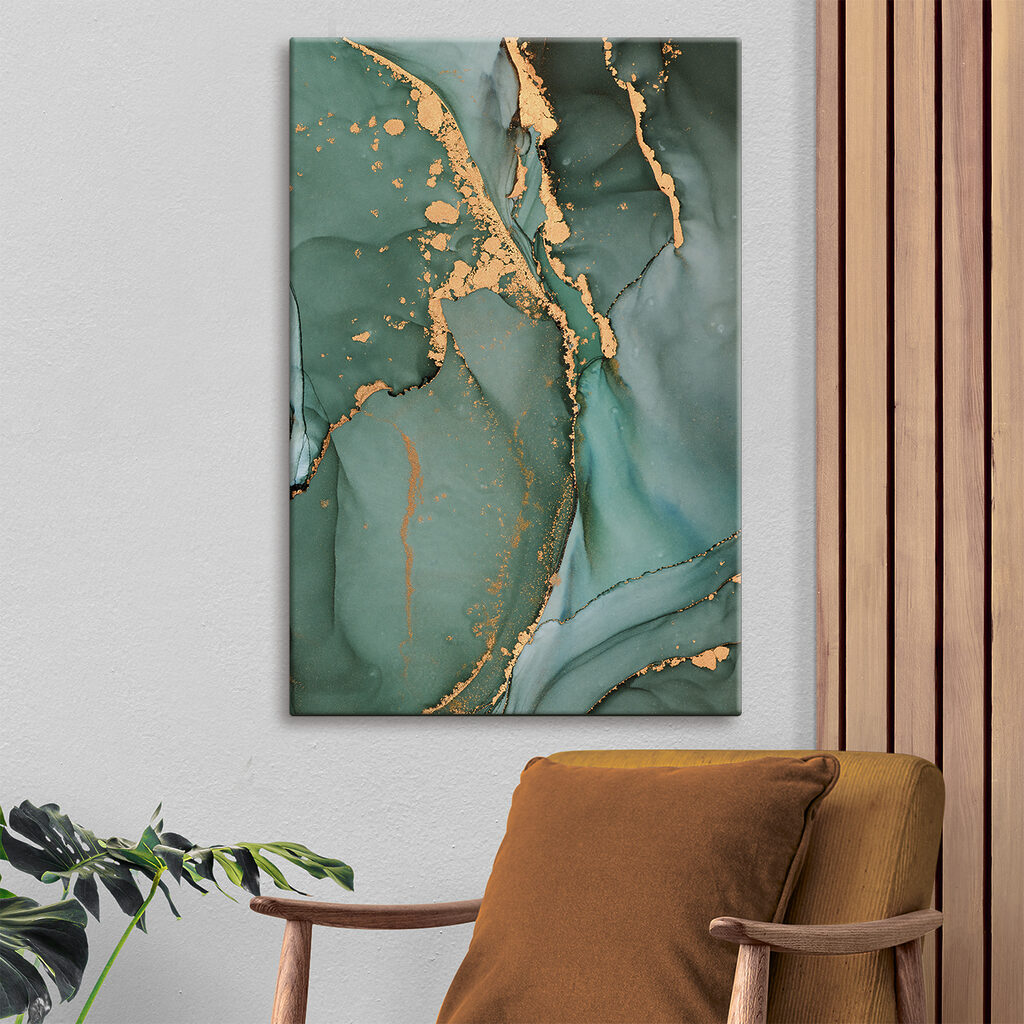 Groen met gouden vertakkingen — interieur 2