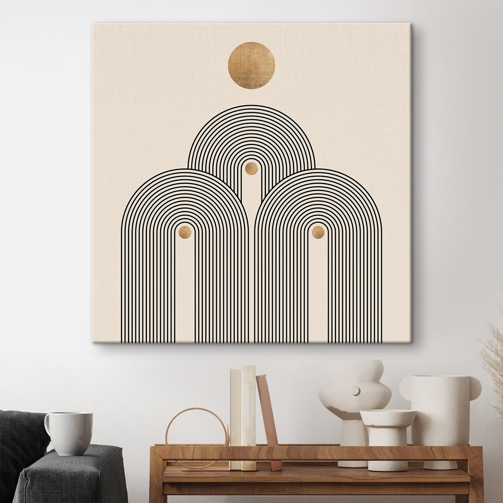Bogen onder gouden zon — interieur 2