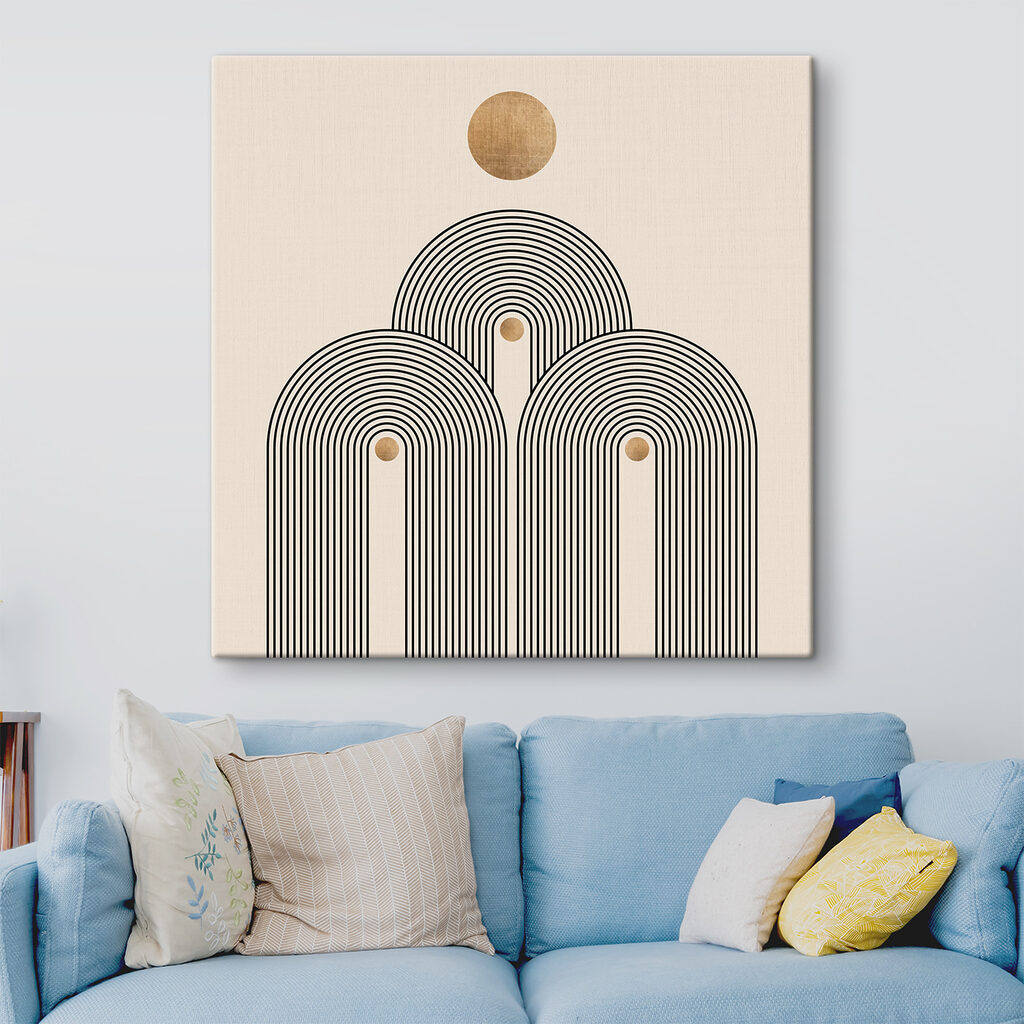 Bogen onder gouden zon — interieur 3