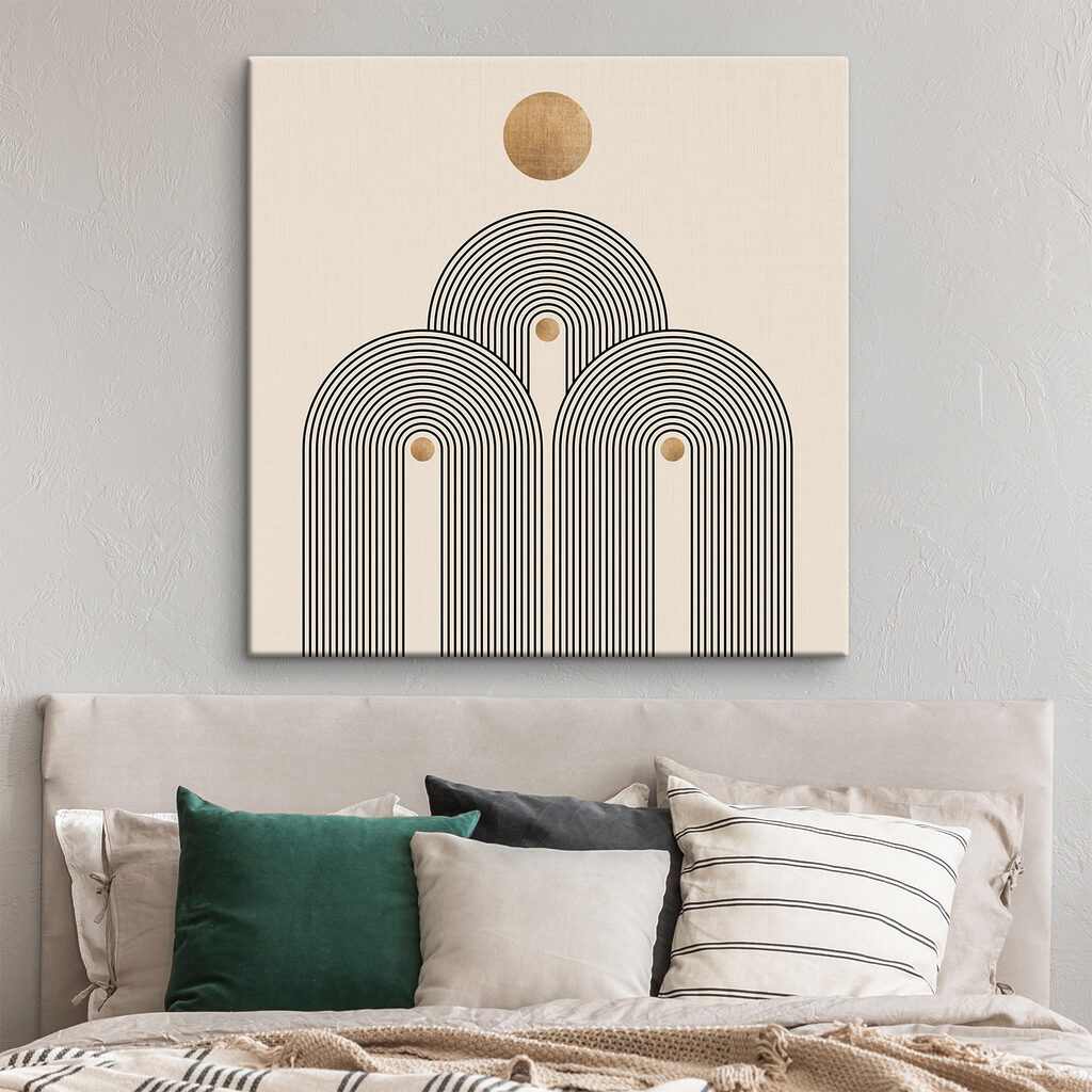 Bogen onder gouden zon — interieur 4