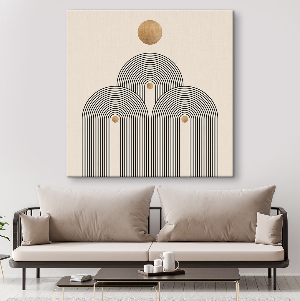 Bogen onder gouden zon — interieur 5
