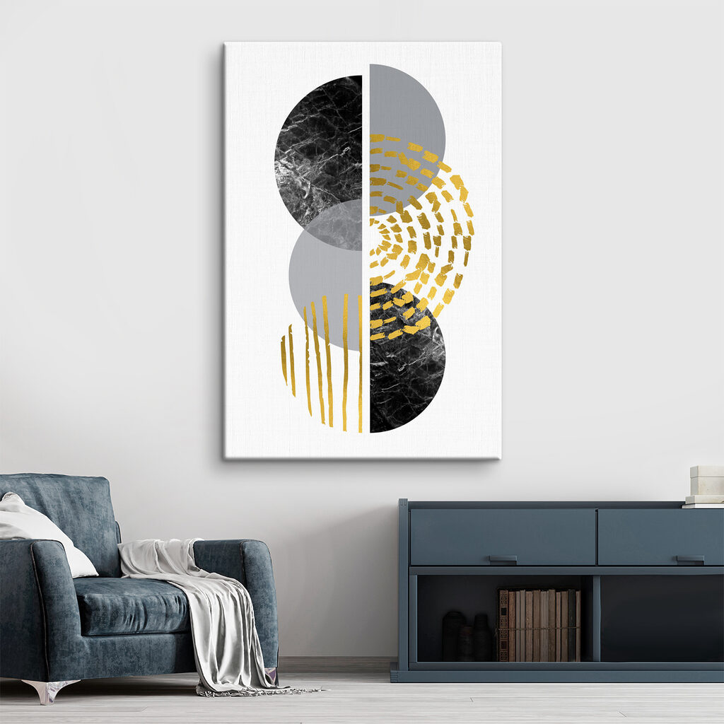 Stippen tussen halve cirkels — interieur 3