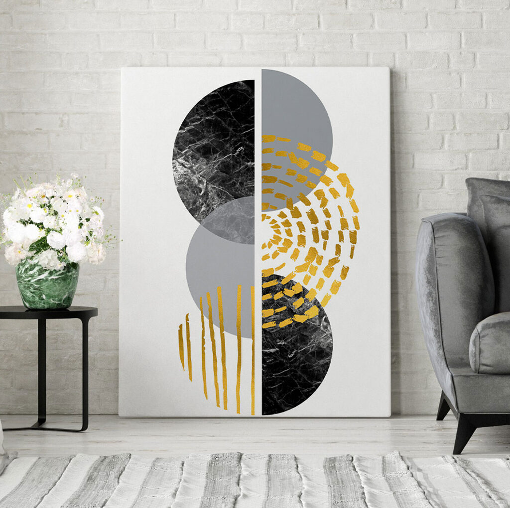 Stippen tussen halve cirkels — interieur 6