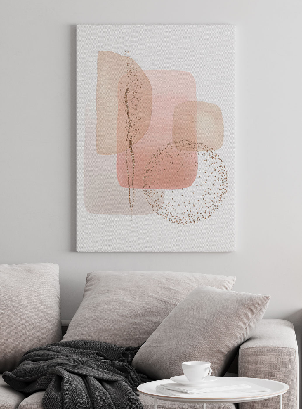 Roze vlakken met stipjes — interieur 2