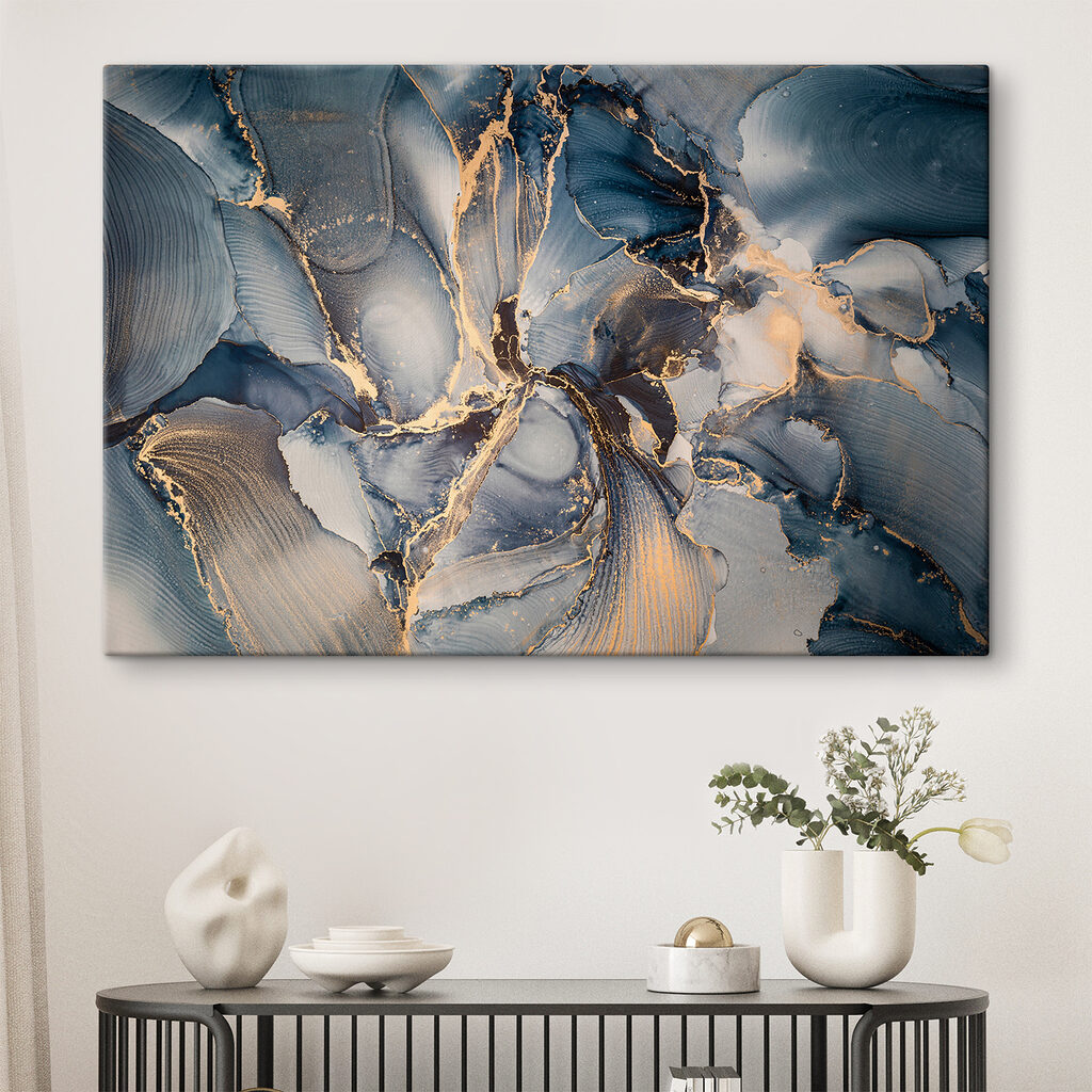Zeegolven in abstracte kleuren — interieur 1