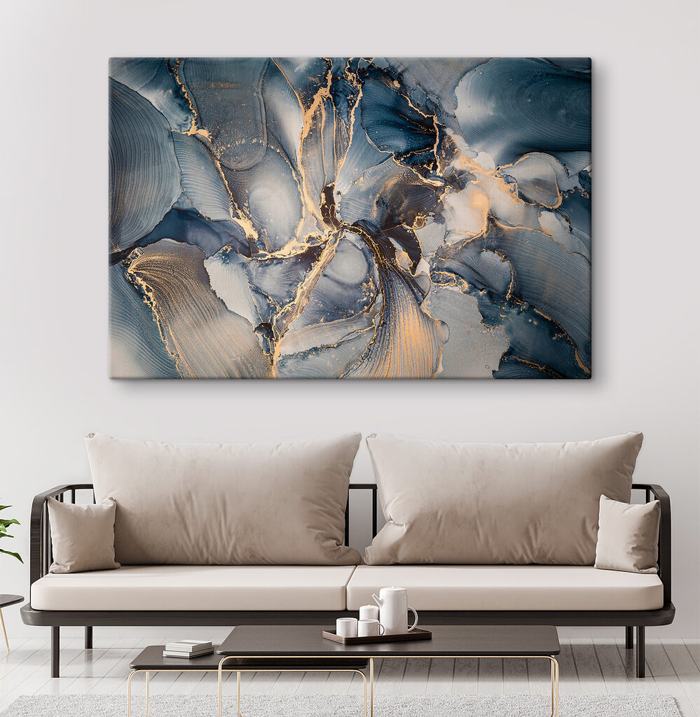 Zeegolven in abstracte kleuren — interieur 3