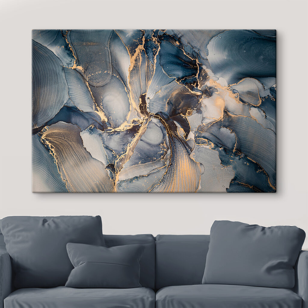 Zeegolven in abstracte kleuren — interieur 4