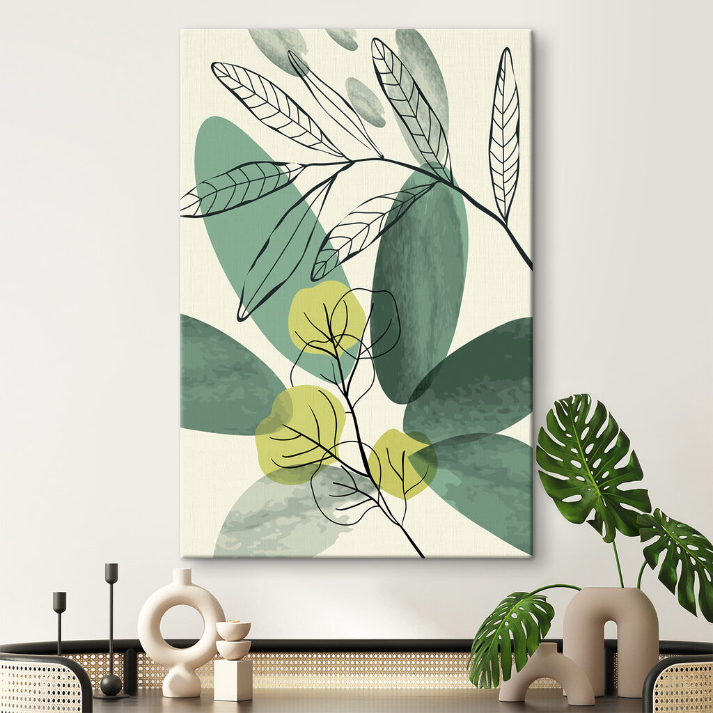 Groen blad in contouren — interieur 4