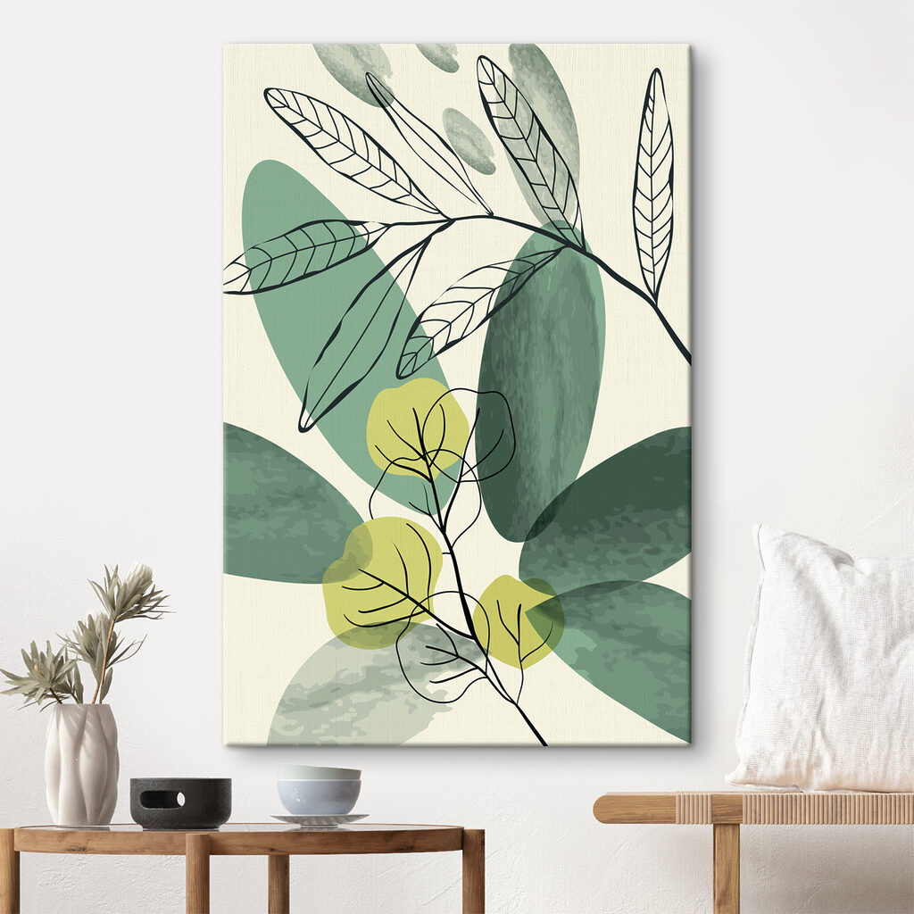 Groen blad in contouren — interieur 2