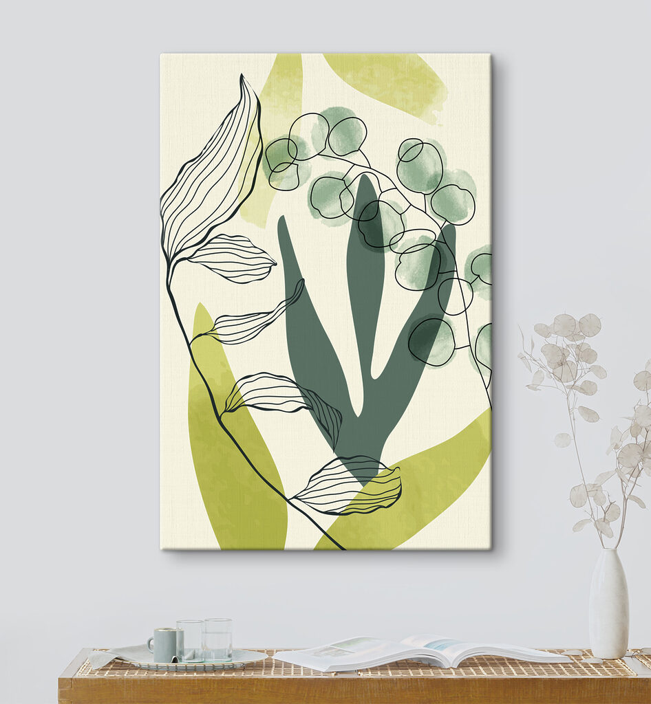 Bladeren met getekende nerven — interieur 3