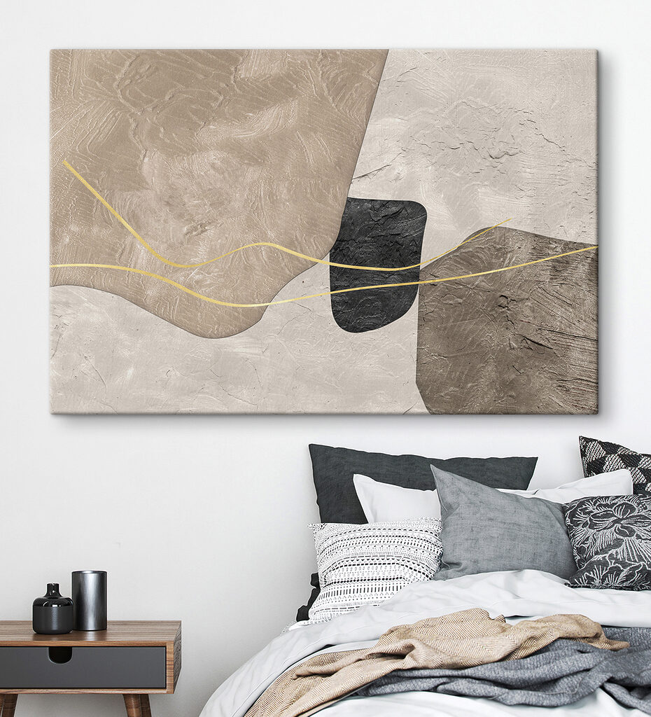 Gouden draden over vlakken — interieur 2