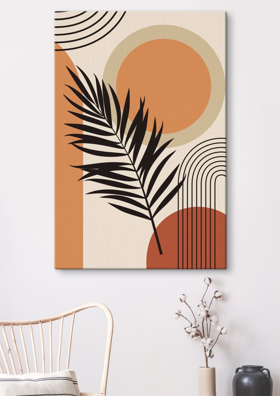 Palmtak onder de zon — interieur 1