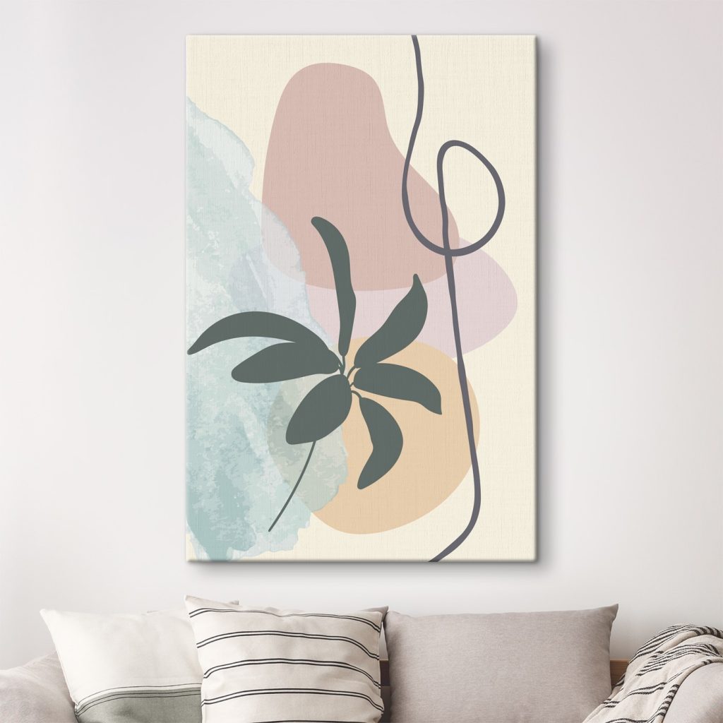 Een takje in pastelvlakken — interieur 2