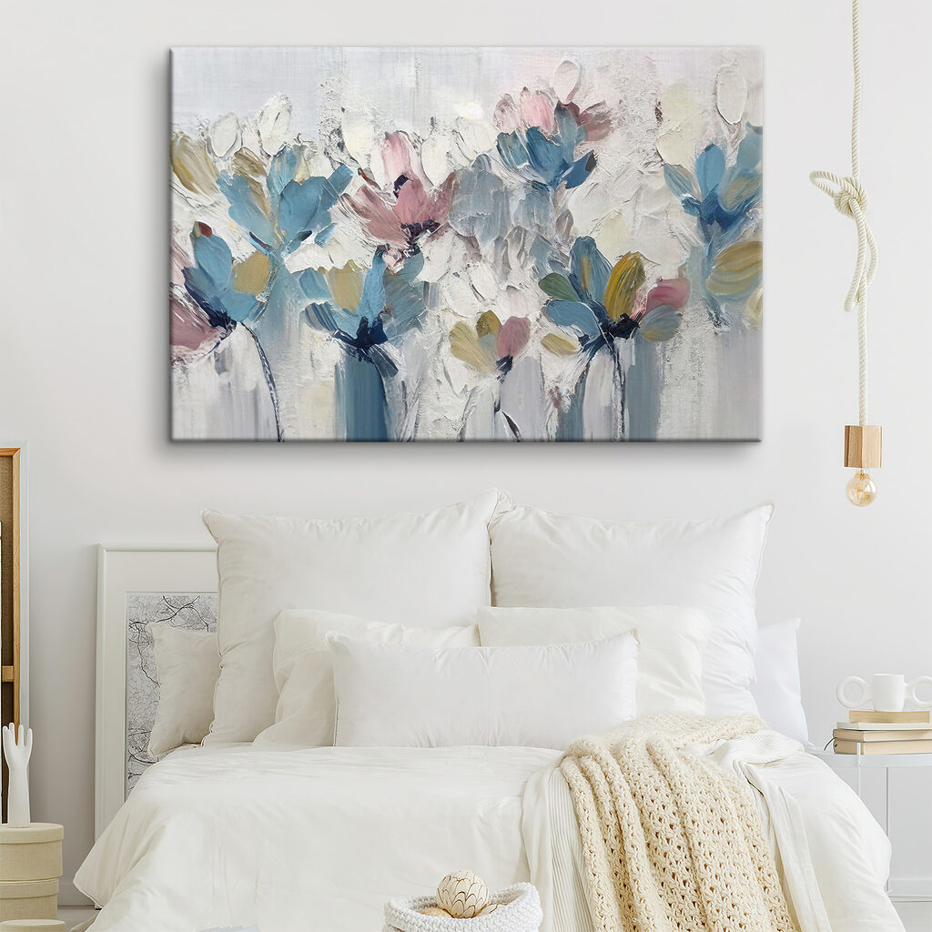 Bloemen in dikke kleurstreken — interieur 2
