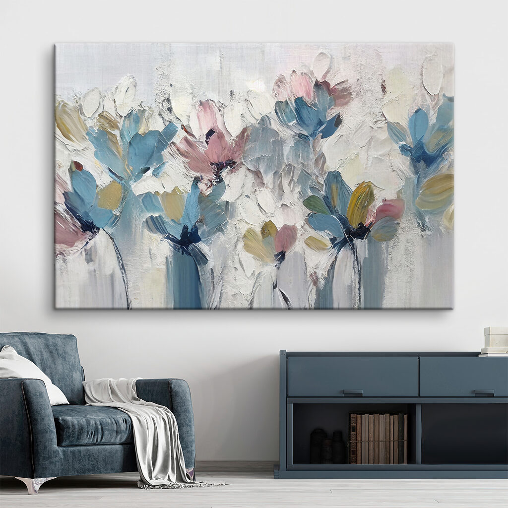Bloemen in dikke kleurstreken — interieur 3
