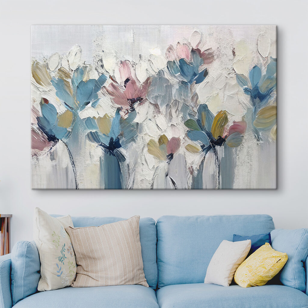 Bloemen in dikke kleurstreken — interieur 4