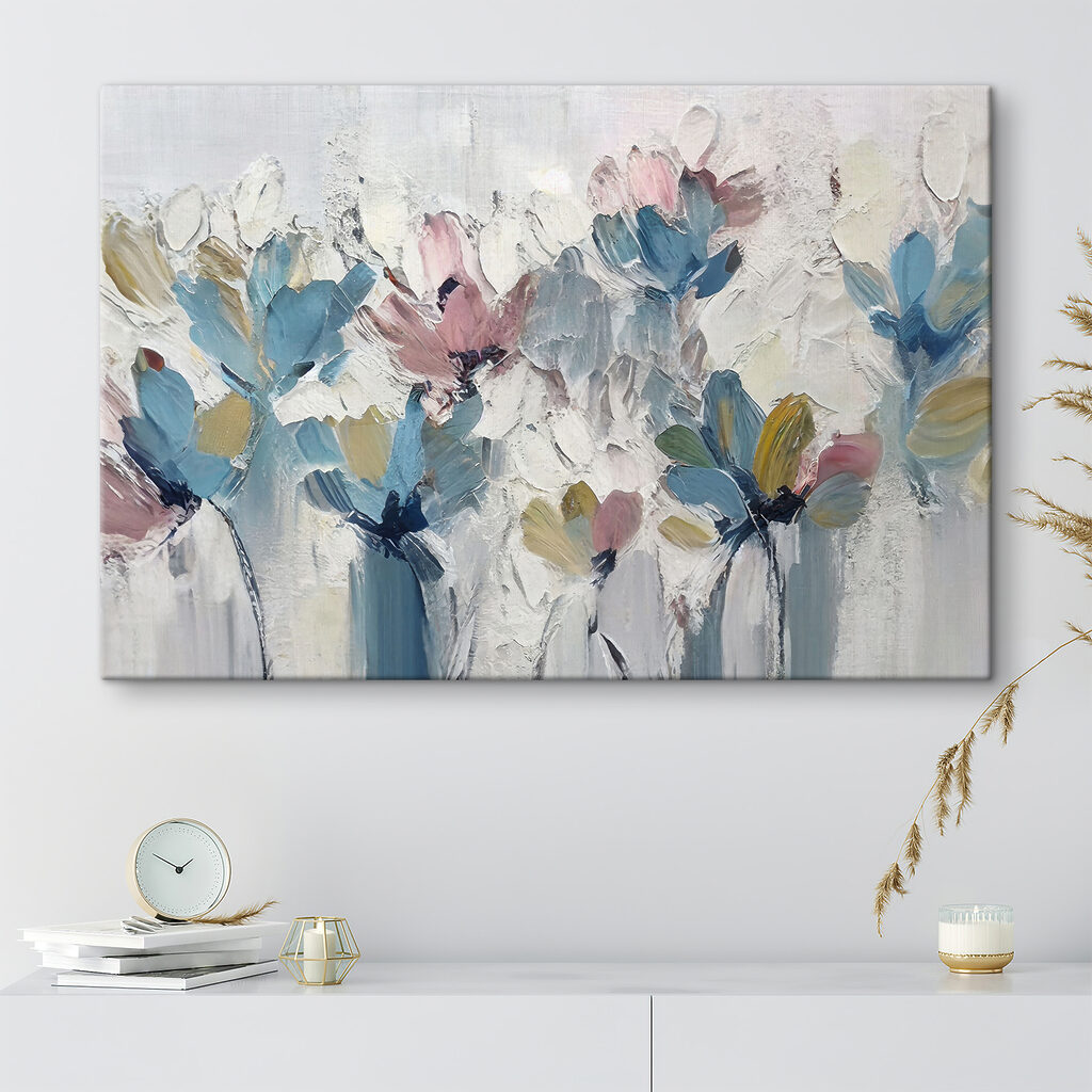 Bloemen in dikke kleurstreken — interieur 5